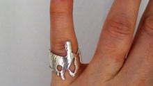 Load image into Gallery viewer, Commission- Irish hare brooch and ring
