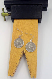 'Sixpence' Coin' earrings