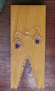 'Aye' Amethyst earrings