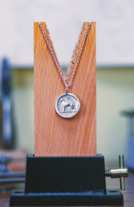 'Sixpence' Coin pendant
